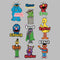 Men's Sesame Street Character Introductions T-Shirt