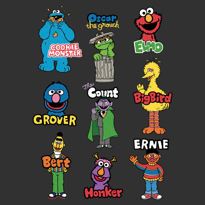 Men's Sesame Street Character Introductions T-Shirt