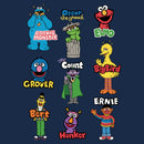 Men's Sesame Street Character Introductions T-Shirt