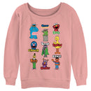 Junior's Sesame Street Character Introductions Sweatshirt