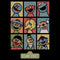 Men's Sesame Street 9 Panel Puppet Grid T-Shirt