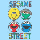 Men's Sesame Street Four Circle Grid T-Shirt