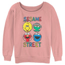 Junior's Sesame Street Four Circle Grid Sweatshirt