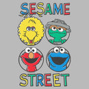 Women's Sesame Street Four Circle Grid T-Shirt