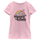 Girl's Sesame Street Sunny Vibes Rainbow T-Shirt