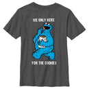 Boy's Sesame Street Me Only Here for the Cookies T-Shirt