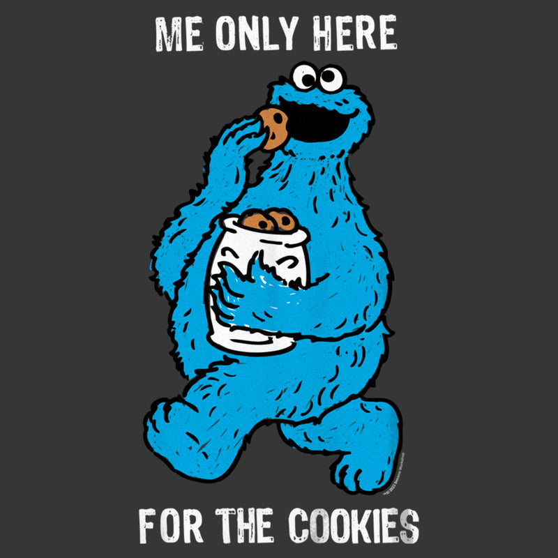 Boy's Sesame Street Me Only Here for the Cookies T-Shirt