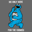 Junior's Sesame Street Me Only Here for the Cookies T-Shirt