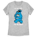 Women's Sesame Street Me Only Here for the Cookies T-Shirt