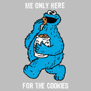 Women's Sesame Street Me Only Here for the Cookies T-Shirt