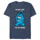 Men's Sesame Street Me Only Here for the Cookies T-Shirt