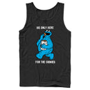 Men's Sesame Street Me Only Here for the Cookies Tank Top