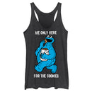 Women's Sesame Street Me Only Here for the Cookies Racerback Tank Top