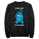 Men's Sesame Street Me Only Here for the Cookies Sweatshirt