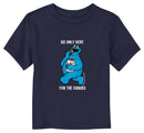 Toddler's Sesame Street Me Only Here for the Cookies Walk T-Shirt