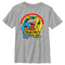 Boy's Sesame Street Crew Rainbow Banner Portrait T-Shirt