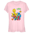 Junior's Sesame Street Main Group Shot T-Shirt