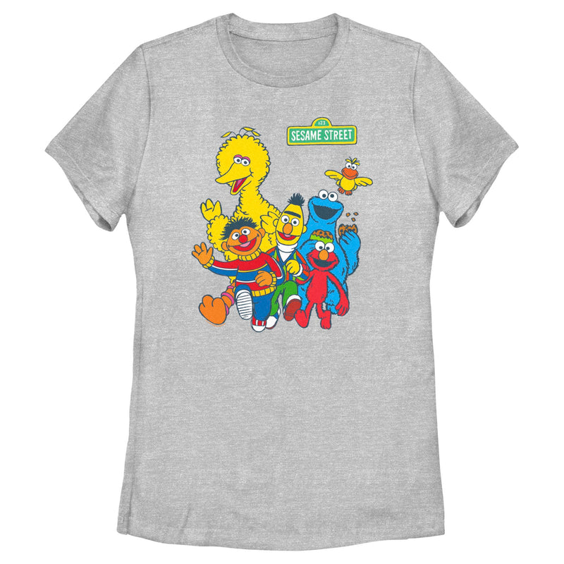 Women's Sesame Street Main Group Shot T-Shirt