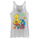 Women's Sesame Street Main Group Shot Racerback Tank Top