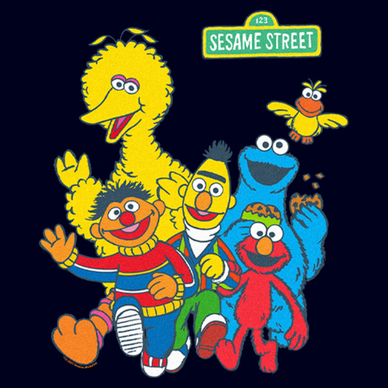 Toddler's Sesame Street Main Characters Group Shot T-Shirt