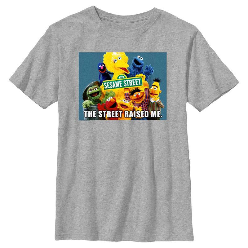 Boy's Sesame Street The Street Raised Me T-Shirt
