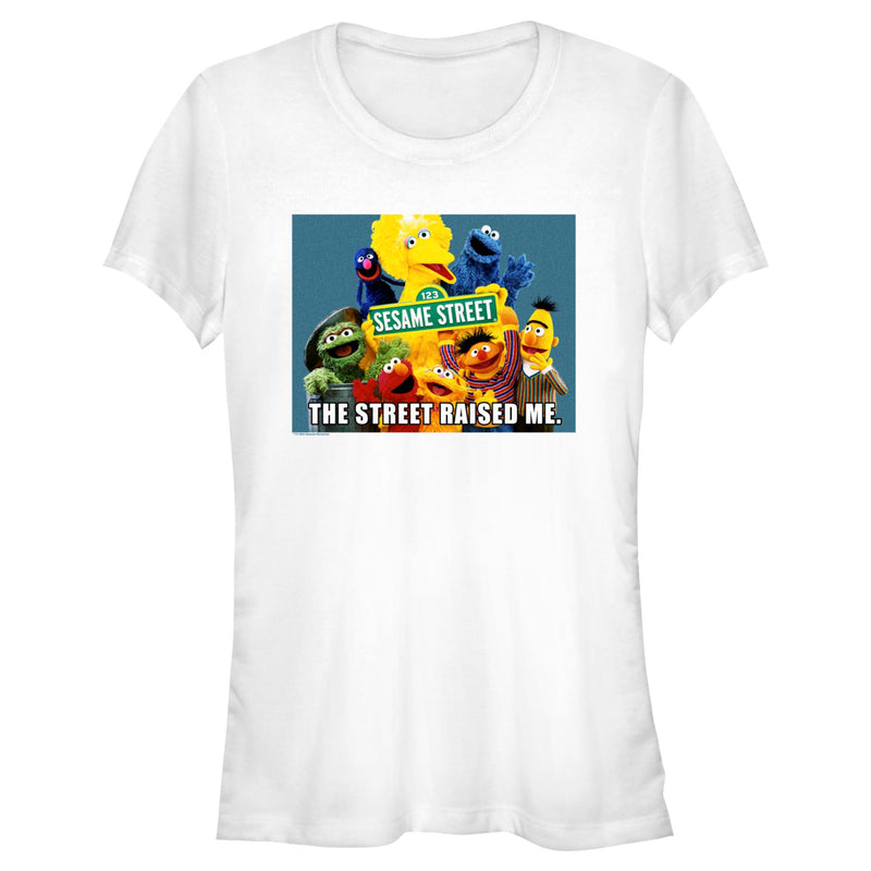 Junior's Sesame Street The Street Raised Me T-Shirt