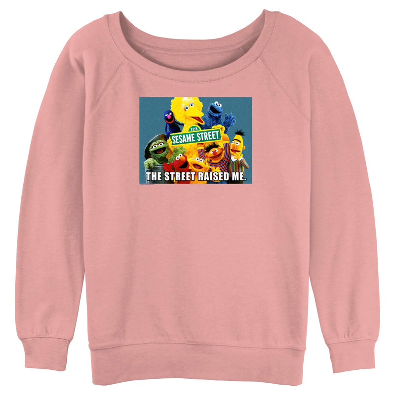 Junior's Sesame Street The Street Raised Me Sweatshirt