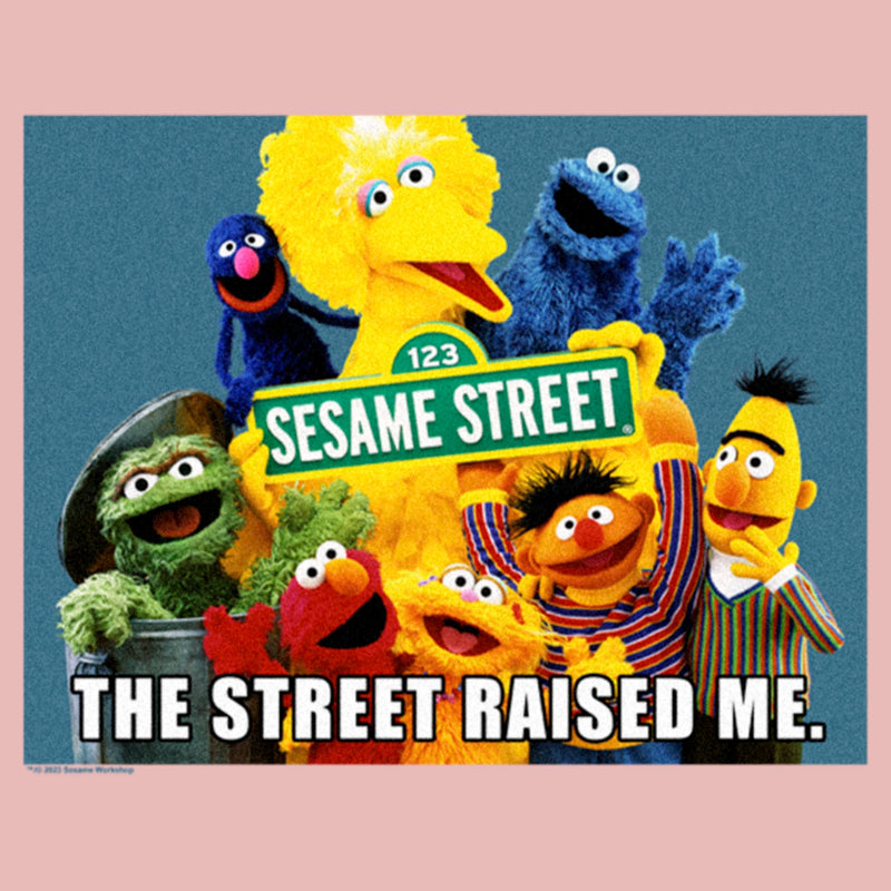 Junior's Sesame Street The Street Raised Me Sweatshirt