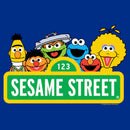 Junior's Sesame Street Sign Classic Group Portrait T-Shirt