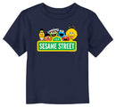 Toddler's Sesame Street Sign Classic Group Shot T-Shirt