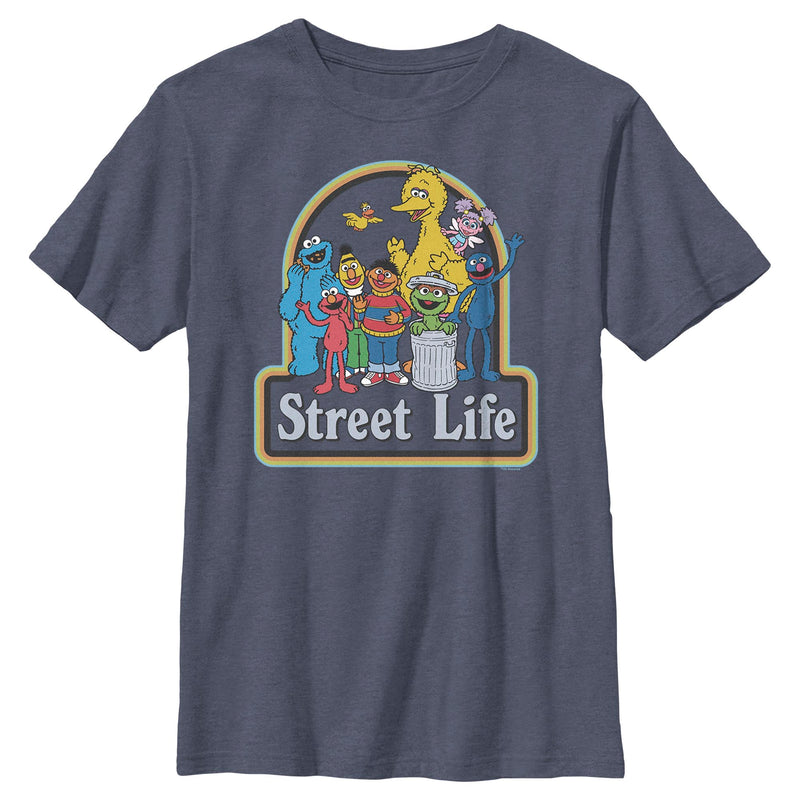 Boy's Sesame Street Friends for Life Group T-Shirt