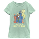 Girl's Sesame Street Have a Happy Day T-Shirt