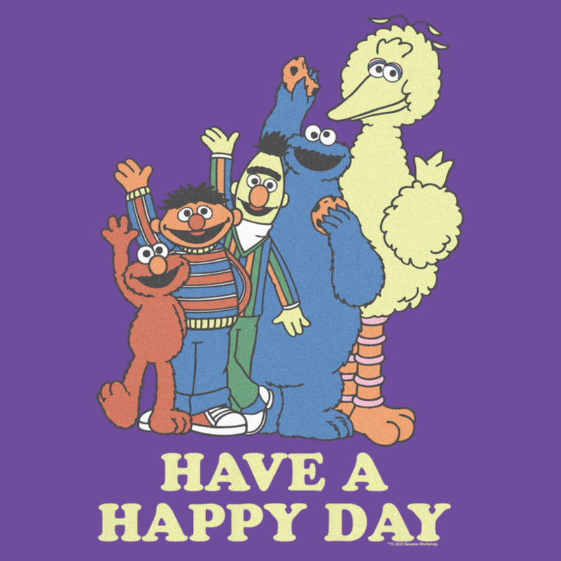 Junior's Sesame Street Have a Happy Day T-Shirt