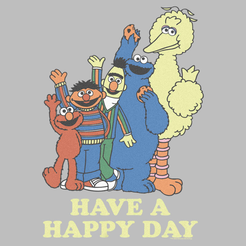 Men's Sesame Street Have a Happy Day T-Shirt