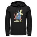 Men's Sesame Street Have a Happy Day Pull Over Hoodie