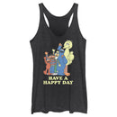 Women's Sesame Street Have a Happy Day Racerback Tank Top