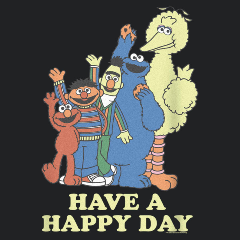 Women's Sesame Street Have a Happy Day Racerback Tank Top