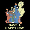 Junior's Sesame Street Have a Happy Day Cowl Neck Sweatshirt