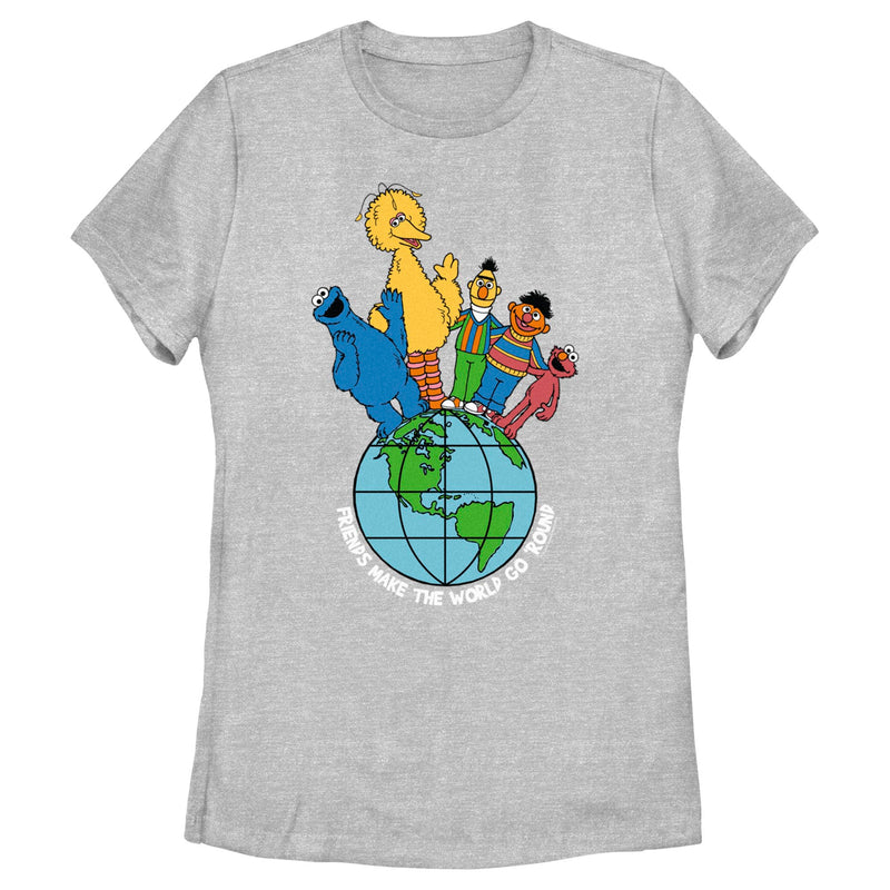 Women's Sesame Street Friends Make the World Go Round T-Shirt