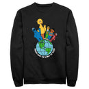 Men's Sesame Street Friends Make the World Go Round Sweatshirt