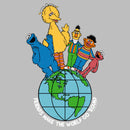 Men's Sesame Street Friends Make the World Go Round T-Shirt