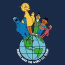 Men's Sesame Street Friends Make the World Go Round T-Shirt