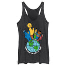 Women's Sesame Street Friends Make the World Go Round Racerback Tank Top