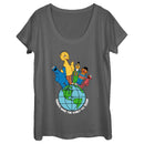 Women's Sesame Street Friends Make the World Go Round T-Shirt