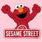 Girl's Sesame Street Elmo Red Logo Sign T-Shirt