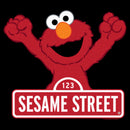 Junior's Sesame Street Elmo Red Logo Sign T-Shirt