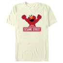 Men's Sesame Street Elmo Red Logo Sign T-Shirt