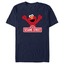 Men's Sesame Street Elmo Red Logo Sign T-Shirt