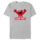 Men's Sesame Street Elmo Red Logo Sign T-Shirt