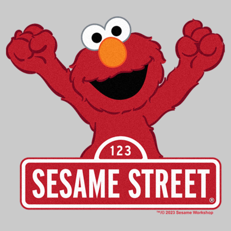 Toddler's Sesame Street Classic Red Logo Sign Elmo T-Shirt